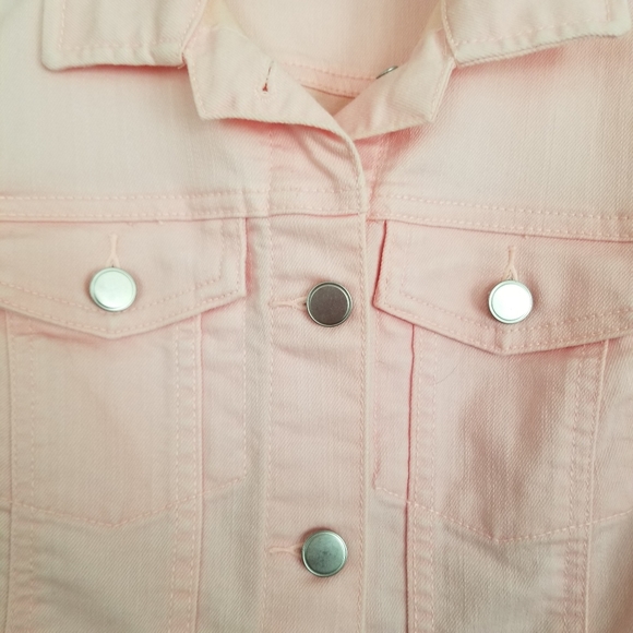 Croft & Barrow Pink Jean Jacket - Picture 4 of 5